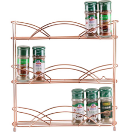 Wholesale - 8 x Kitchenista Copper Free Standing Spice and Herb Rack (Rose Gold/Copper)